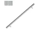 Corrimano in acciaio inox V2A supporto per traversino a parete corrimano per scale manigli...