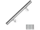 Corrimano in acciaio inox V2A supporto per traversino a parete corrimano per scale manigli...