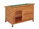 Suinga - Cuccia per Cani in Legno con Tetto Piatto, 85 x 58 x 58 cm. Resistente e di grand...