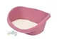 Cuccia in plastica rosa 62x43x23 cm