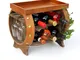 Portabottiglie in legno per vino Marrone 33 cm 9064 Portabottiglie da Bar Portabottiglie P...