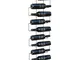 Portabottiglie Metallo Nero Parete Stretta 96136 Portabottiglie Portabottiglie Portabottig...