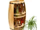 Portabottiglie vino in legno legno naturale semicircolare 83 cm 9001 bar portabottiglie po...