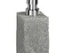 Distributore di Sapone Liquido Granite, Capacità 215 ml, Poliresina effetto granito, 8,8x1...