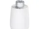 Dispenser sapone Malta ceramica Capacità: 0.3 l, Ceramica, 7.5 x 15 x 8 cm, Bianco - 