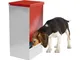 Suinga - Distributore Cibo Cani 63 litri. Chiusura Manuale con Coperchio Ribaltabile, 40x3...