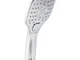 Doccetta quadrata 3 getti ugelli anticalcare doccino bagno