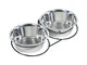 Doppia mangiatoia e abbeveratoio per cani in acciaio inox, 2,80 litri per ciotola, 51x26x8...