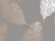 Dutch Wallcoverings - Carta da Parati Fawning Feather Grigio e Oro Rosa Multicolore