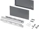 Cassetto esterno Vertex 60kg, altezza 242 mm, profondità 500 mm, Acciaio, Grigio antracite...