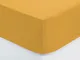 Lenzuolo a pieghe in cotone giallo senape 140x190cm Atmosphera créateur d'intérieur - Gial...
