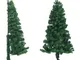 Furniture Limited - Albero di Natale Artificiale ad Angolo con - Groen