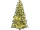 Furniture Limited - Albero di Natale Artificiale con 300 led