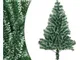 Vidaxl - Furniture Limited - Albero di Natale Artificiale con Neve - Groen