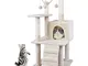 Gatto Albero 121CM Gatto Albero Gatto Beige Gatto Gatto Albero Gatto Gatto Albero Gatto Ar...