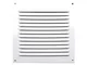 Trade Shop Traesio - Trade Shop - Griglia Di Ventilazione 25 x 25 Cm In Metallo Per Aspira...