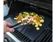 Shop-story - grill mat: foglio di cottura antiaderente riutilizzabile per barbecue e forni...