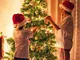 Hengda Albero di Natale con luci LED bianche calde. Abete artificiale con supporto in meta...