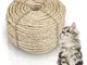 Corda di sisal guinzaglio albero del gatto corda natura gatto scala albero del gatto versc...