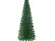 Albero di Natale Artificiale Slim 150cm Base in Metallo 294 Rami Verde - Homcom