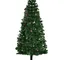 Homcom - Albero di Natale 180cm on 624 Rami in pvc Base e Decorazioni Verde