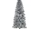 Homcom - Albero di Natale Argentato Alto 150cm con 408 Rami e Base Rimovibile