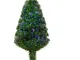 Albero di Natale a Fibre Ottiche 90cm con Luci di 4 Colori 90 Rami in pvc - Homcom