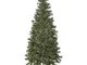 Albero di Natale Alto 180cm con Base in Metallo e 450 Rami con Pigne - Homcom