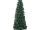 Homcom - Albero di Natale Finto 210cm con 687 Rami Alto e Stretto Verde