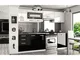 Hucoco - ikar Cucina Completa Modulare Lineare l 240 / 180cm 7 pz Piano di lavoro incluso...