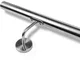 Inoxlm Corrimano diam. 33,7 mm in acciaio inox aisi 304 con finitura'satinata' Corrimano a...