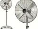 Eurostore07 - johnson ventilatore a colonna piantana acciaio oscillante pale 40 cm mod lus...