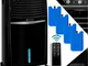 Climatizzatore mobile 4in1 Telecomando Condizionatore d'aria Ventilatore climatizzatore Se...