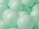 Kiddymoon - 200 ∅ 6CM Palline Morbide Colorate Per Piscina Bambini Fatto In eu, Menta - me...