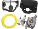 Kit Carburatore Carb Per Husqvarna 36 41 136 137 141 142 Motosega Zama C1Q-W29E