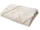 Copriletto shine in cotone beige 130x180cm - 130 x 180 cm - Atmosphera créateur d'intérieu...