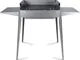 Lgvshopping - Barbecue a Carbone Carbonella 60x40 cm in Ferro Alluminato Lisa Luxury Etna...