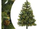 Furniture Limited - Albero di Natale Artificiale Incernierato con - Groen