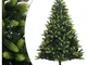 Vidaxl - Furniture Limited - Albero di Natale Artificiale Incernierato con - Groen