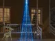 Maison du'Monde - Albero di Natale Pennone Blu 310 led 300 cm