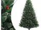 Vidaxl - Furniture Limited - Albero Natale Artificiale Incernierato con - Groen