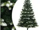 Furniture Limited - Albero Natale Artificiale Incernierato con - Groen