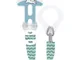 Mam Clip It & Cover, Catenella con Portaciuccio, Azzurro