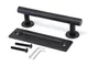 Emuca - Maniglia per porte scorrevoli in legno Pasadena, lunghezza 240 mm, interasse 180 m...