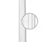 Mezzo fusto 116030 Profhome colonna elemento decorativo stile neoclassico bianco - bianco