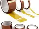 Stickerslab - Nastro adesivo kapton tape in polyamide alte temperature fino a 300° protezi...