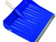 Pala in polipropilene per neve blu con profilo alluminio - cm.45x38h, gr.1020