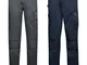  - Pantaloni da lavoro Utility Rock Stretch Performance - m - Blu - Blu