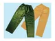 Pantaloni impermeabili da lavoro Brixo PVC - Colore Verde - Taglia XXL