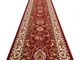 Passatoia bcf morad Klasyk classico chiaretto 80 cm red 80x470 cm